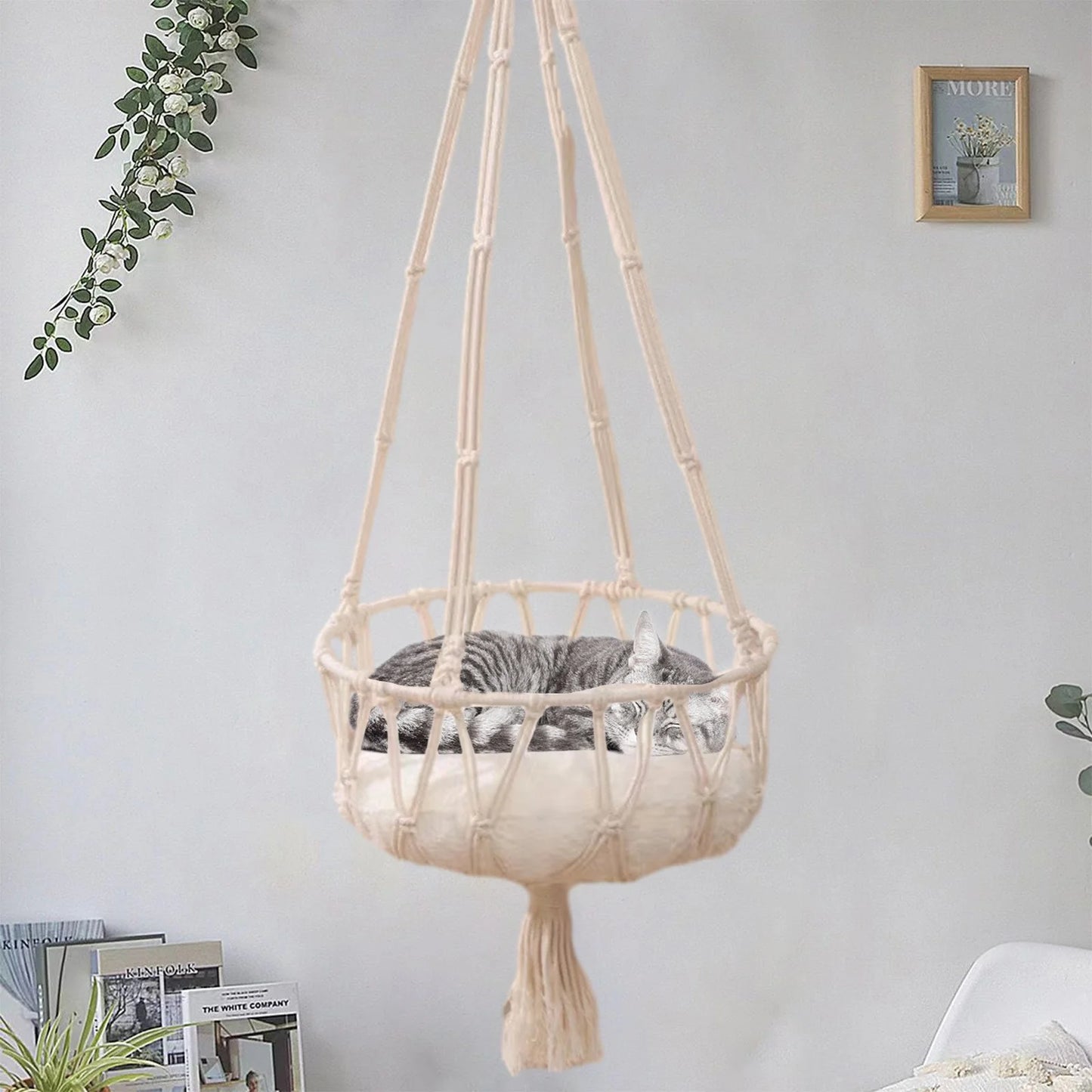 Cats Bed Cats Hammocks Window Perches Safe Cats Shelves Space Saving Window Mounted Cats Seat for Large Cats Cats Hanging Bed Cats Hanging Basket Swings