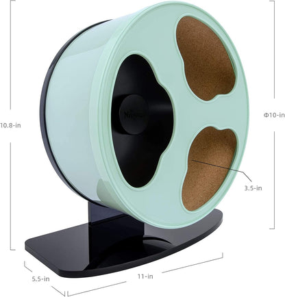 Quiet Hamster Exercise Wheel - Clouds Series Hamster Running Wheels for Dwarf Syrian Hamsters Gerbils Mice or Other Small Sized Pets