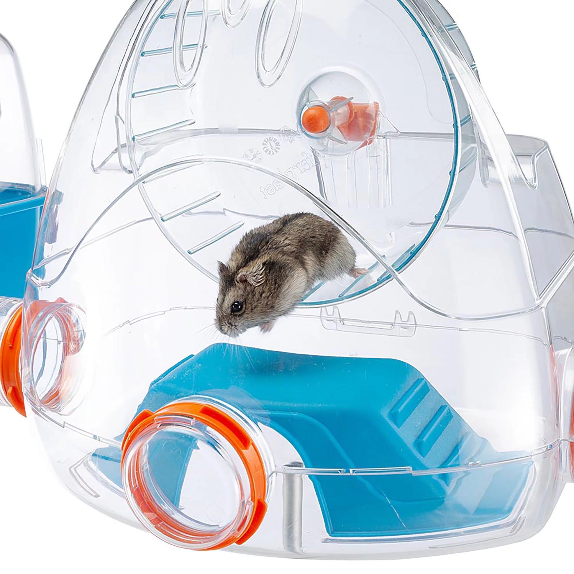 Combi 2 Starter Hamster Cage | Includes Accessories | 31.3L X 11.61W X 10.35H Inches, Blue